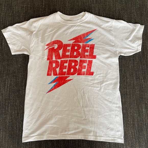 David Bowie Other - David Bowie Rebel Rebel T-shirt. Size Men S/P